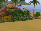 Sims 3 — Tropico beach house by natelilit — Tropico beach house is fully furnished for your sim family! It has a