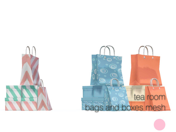 Sims 3 — Bags And Boxes Mesh by DOT — Bags And Boxes Mesh by DOT of The Sims Resource