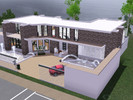 Sims 3 — modern hilltop house by brian104 — this is my first house it has 1 bedroom but can be changed to a 3 if you