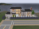 Sims 3 — Modern Vista - 3br, 4 ba by KeithSG — .A modern mansion for a Sim with a huge family. Note: This is an edit from