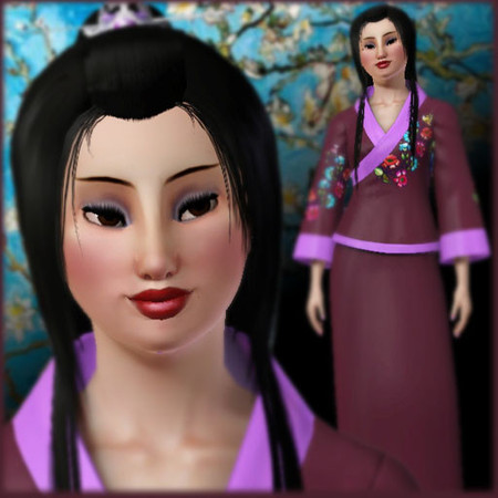 Sims 3 — Mulan by saratella — Mulan, the beautiful princess Disney