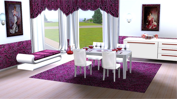 Sims 3 — marcorse_opulence pattern by marcorse — A gloriously decadent embossed wallpaper pattern, in a shade somewhere