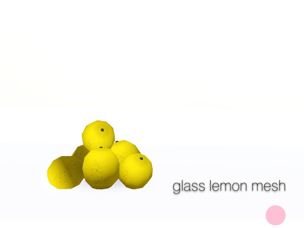Sims 3 — Lemon Mesh by DOT — Lemon Mesh Sims 3 by DOT of The Sims Resource