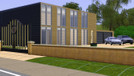 Sims 3 — black and gold modern by LYNNEJAMES_UK — A two story modern house with 1 bedroom,open plan kitchen living
