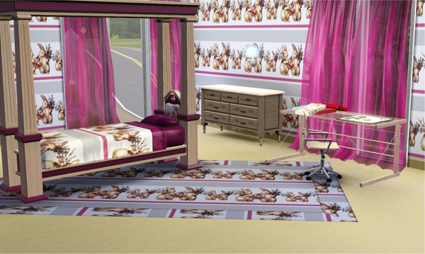 Sims 3 — marcorse_easter bunny pattern by marcorse — A quirky little novelty pattern for the Easter festival.