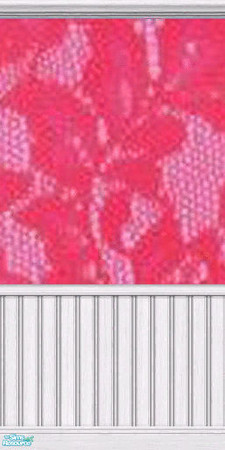 Sims 2 — Red Lace Pattern by Lil-Kiki — This is a vibrant wall pattern, and will bring life to any room. Enjoy. 