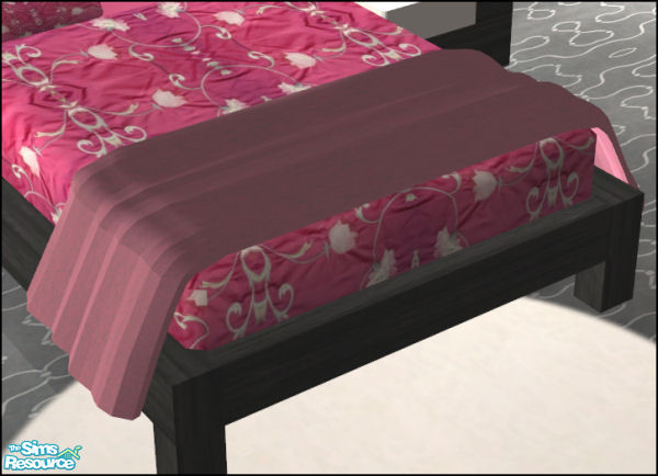 Sims 2 — Puzzle Bedroom Recolor 2 - Blanket by Elize-37sims — Recolor of the Puzzle Bedroom blanket