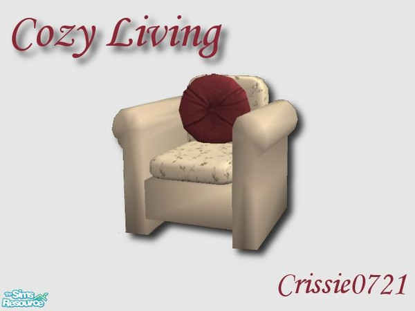Sims 2 — Cozy Living - Chair by Crissie0721 — 