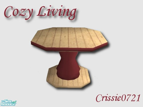 Sims 2 — Cozy Living - Coffee table by Crissie0721 — 