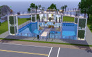 Sims 3 — Pool Party Pad by ladycatreece — Does your sim love to party and love the outdoors? Satistfy both loves at once