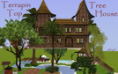 Sims 3 — Terrapin Top Treehouse by SRFRGRL2 — Home Sweet Home takes on a woodier, greener meaning when you walk up the