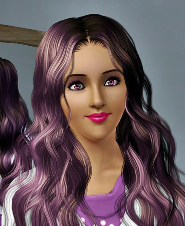 Sims 3 — Mary by capshunica2 — Base color is Liliac.I hope you like it. Enjoy! :)