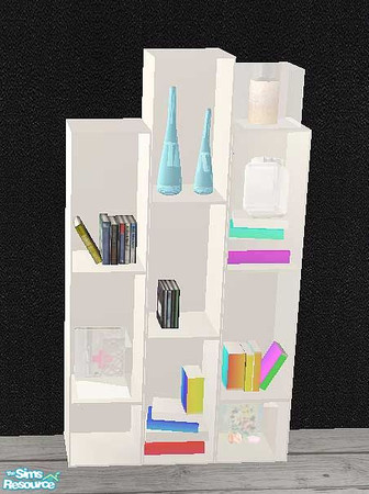 Sims 2 — Electric - bookcase by steffor — 