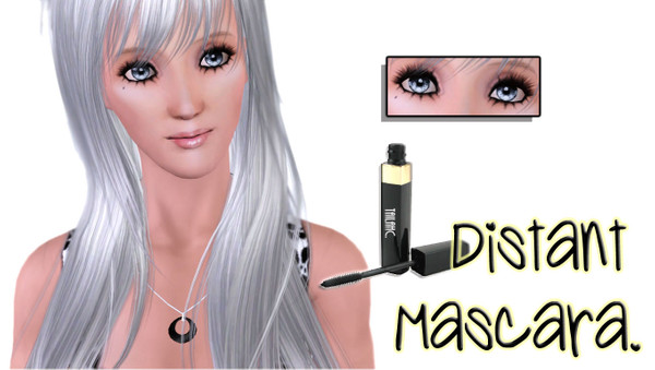 Sims 3 — Distant Eyeliner/Mascara. by tailahchapman — Long, spread apart lashes. Hope you like it :]