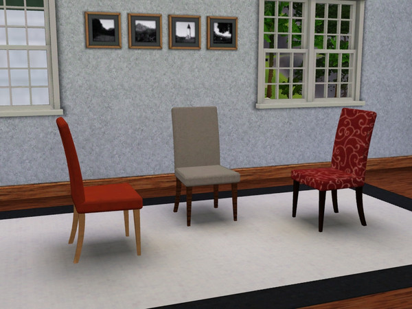 Sims 3 — Ikea Style Modern Dining Chair by essential_rob2 — A modern Ikea style dining chair fully recolorable ( 2