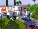 Sims 3 — Modern Mansion by plumbob9492 — This large home a piece of modern art. Contains two ponds, an indoor garden and