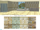 Sims 2 — Mosaic Glass Full Tile Wall Completer Set by Miss_Simpleton — The Glass Tile Collection adds a touch of light