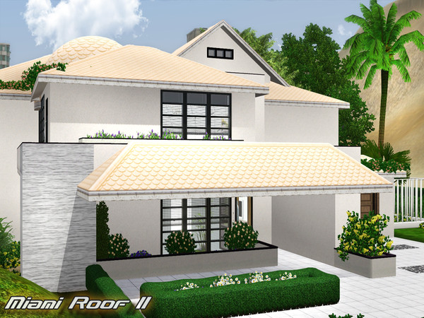 Sims 3 — Miami Roof II by TSR Archive — By Pralinesims