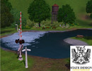 Sims 3 — Railroad Park by Cloutman — This site was once the centre of Sunset Valley and housed trains for Twinbrook,