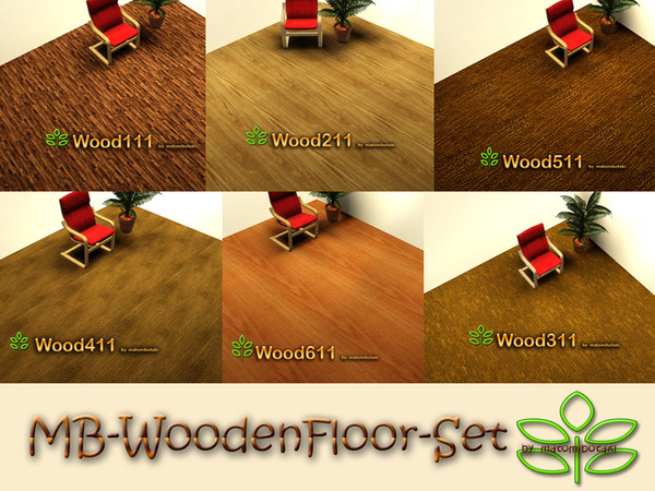 Sims 3 — MB-WoodenFloorSet by matomibotaki — A set with six diffrent wooden pattern to create a warm and stylish ambiente