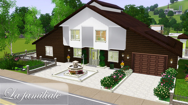 Sims 3 —  by DH4S — La familiale is a big house, fully furnished with tastes :) Enjoy !