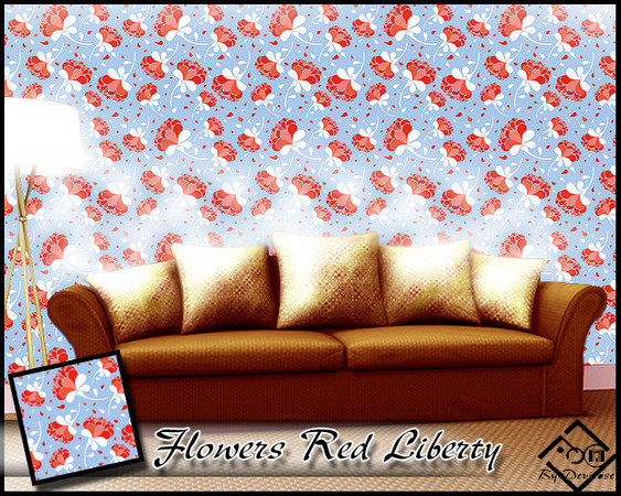 Sims 3 — Flowers Red Liberty by Devirose — by Devirose TSRA
