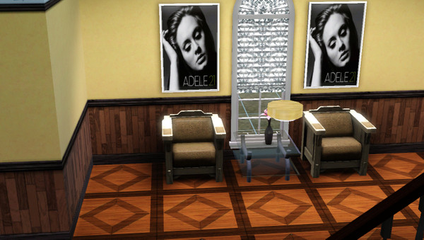 Sims 3 — Adele 21 by liyah225 — Adele's album poster to hang in your teen's room... by liyah225
