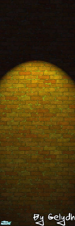 Sims 2 — Rococo - Pre-lit Club Walls - Seattle by gelydh — Will be found under \'brick\'.