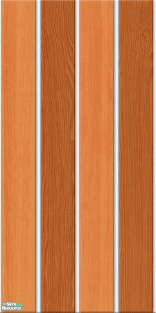 Sims 2 — Studio K Wood 12 - Oriental Ginger by StudioKhagerks — 