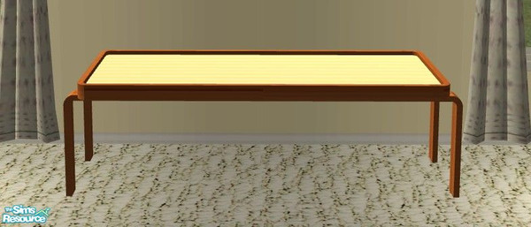 Sims 2 — Respite Living Room - Coffeetable by Riverwillows — Warm cream and green colors brighten this restful living