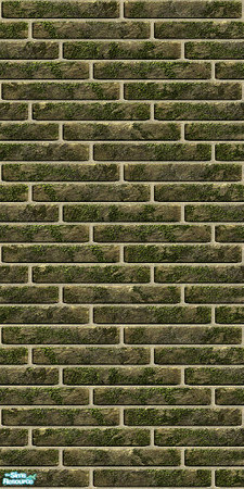 Sims 2 — BG23 by hatshepsut — Part of the Bricks Galore wall set 2.