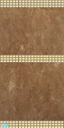Sims 2 — Tamara Bath Recolor - Wall by TheNumbersWoman — Wall for the Tamara Beige Recolor