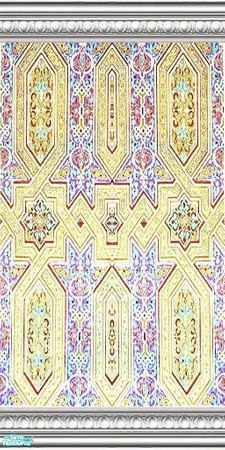 Sims 2 — Moroccan Bath - 8 by kibanahnah — From a set of 24 mosaic walls in vibrant colors, to give any Modern room a