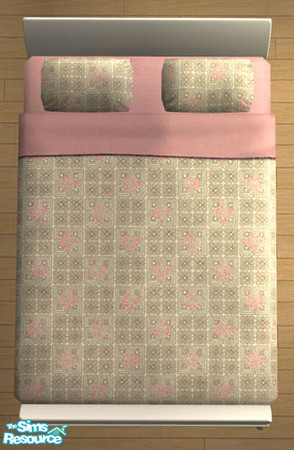 Sims 2 — Boingo Bedding - Pink by Donnha — To match the Pink Boingo Wallpaper.