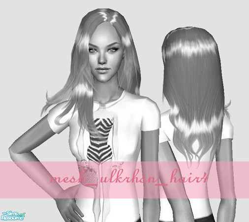 Sims 2 — MESH_ulkrhsn_hair4 by ulker — Available from teen to elder.