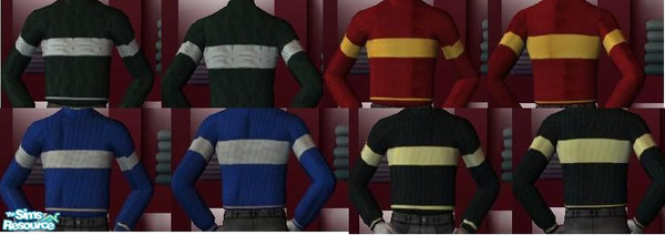 Sims 2 — Quidditch sweaters by Rockhawk93 — From Hogwarts