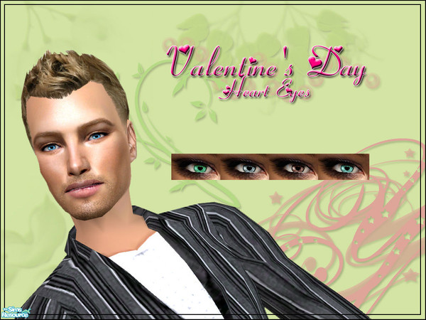 Sims 2 — Heart\'s Eyes by Morphisha — A belated Valentine\'s Day gift from me to you. I have been VERY busy lately,