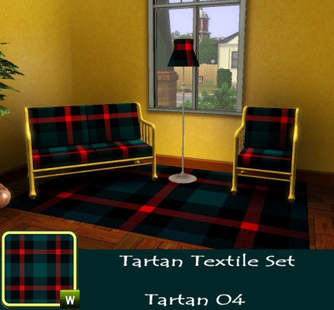 Sims 3 — Tartan Textile Set-Tartan 04 by allison731 — By allison731 www.thesimsresource.com One of the tartan patterns