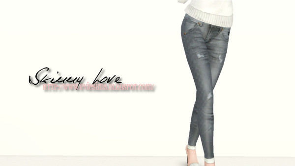 Sims 3 — Accessory Jeans 5311 by ES3C — Sweet Accessory Jeans for your loving layers Simmies.