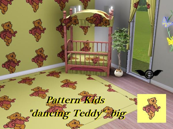 Sims 3 — Pattern Kids_dancing Teddy big by engelchen1202 — Pattern Kids_dancing Teddy big colors changeable