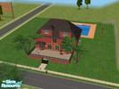 Sims 2 — A Comfy Living by sims2lover2332 — This house is just for if you have a sims family that wants a big house that