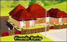 Sims 3 — Vivenda Bunho by caolive48 — Uma linda vivenda com 3 quartos e 2 casas-de-banho.Um quintal a imitar