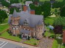 Sims 3 — Manoir Clevelend  by danvyl2 — Manoir victorien de style ne;o gotique ... Manor Victorian Gothic Revival style