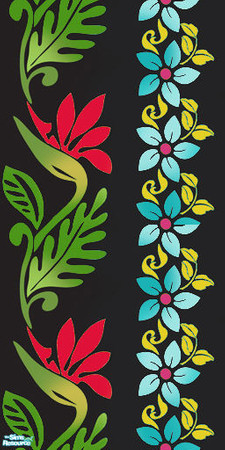 Sims 2 — Black Flower - Right by ayyuff — cost:2