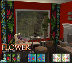 Sims 2 — Flower by ayyuff — 6 wallpapers...Cost:2