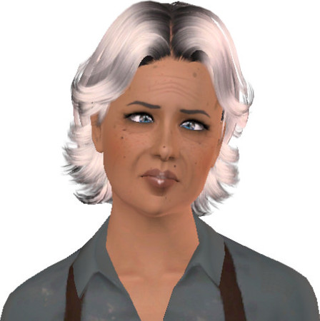 Sims 3 — Marta  Crazy by akirema2 — ...crazy old woman...the beautiful eyes from saratella...and like she say:look a bit