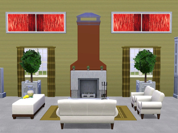 Sims 3 — Mr S Brown Fireplace Chimney Clone by mrsimulator — Mr S Brown Fireplace Chimney Sweet Heat Home Warmer Clone