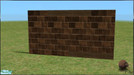 Sims 2 — Erollis - Brick Walls with Wooden Inlay by Delirya — These are part of my first submission, so be gentle! This