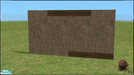 Sims 2 — Erollis - Brown Stucco Walls with Wooden Inlays by Delirya — These are part of my first submission, so be