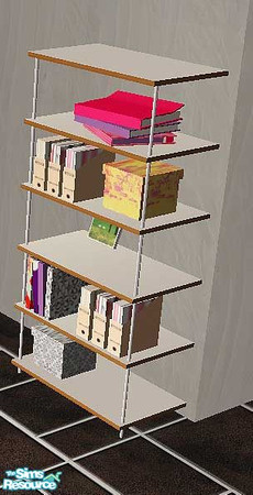 Sims 2 — fresh - bookcase by steffor — 